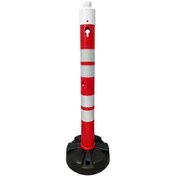 Resim Hayat Trafik Uyarı Dikmesi 110x120 cm - Dikdörtgen Tabanlı 