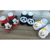 Resim ÖZKARDEŞLER BABY Bebek Patik Çorap Keçe Fükürlü 3lü 
