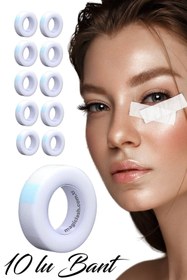 Resim Magic Lash 10 Rulo Ipek Kirpik Kirpik Lifting Bantı Medikal Göz Altı Koruyucu Şeffaf Silikon 