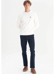 Resim Wrangler Regular Fit Beyaz Erkek Sweatshirt W2520255w02 Beyaz 