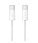 Resim Samsung A11/A21/A21s/A31/A41/A51/A71 Uyumlu Type-C to Type-C Hızlı Şarj Kablosu, 2 Metre, Beyaz 243B33 