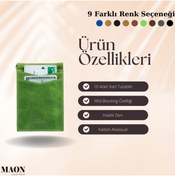Resim Maon İstanbul Unisex Hakiki Deri Cüzdan - Para Maşalı Cüzdan - Ince Erkek Cüzdan - Hediye Cüzdan 
