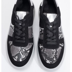 Resim Luvi Shoes Montero Siyah Desenli Kadın Spor Ayakkabı Siyah 