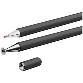 Resim Samsung Galaxy Tab A7 Lite T220 İle Uyumlu Çift Uçlu Hassas Dokunmatik Stylus Kalem Gecikmesiz Siyah 