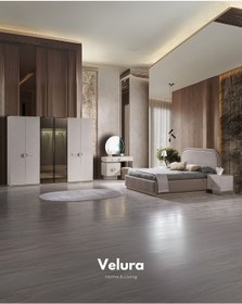 Resim Moon Yatak Odası Takımı 6 Kapaklı Dolap + Şifonyer + Komodin + Karyola 