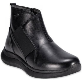 Resim Forelli 27957 Eldo Comfort Fermuarlı Siyah Kadın Bot Siyah 