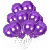 Resim Nedi Balon Düz Renk Mor 100 LÜ 10076 