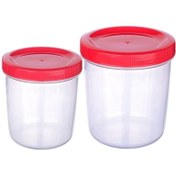 Resim colezium İçiçe Geçen 2 li saklama kabı (400ve 700ml) (CLZ) 