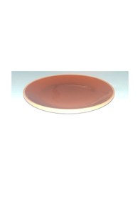 Resim Seramik Sunum Tabağı 18 Cm Kahverengi 4 Adet 