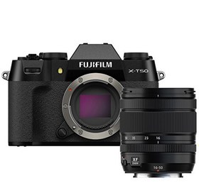 Resim Fujifilm X-T50 Siyah Aynasız Fotoğraf Makinesi ve XF16-50 MM Kit 