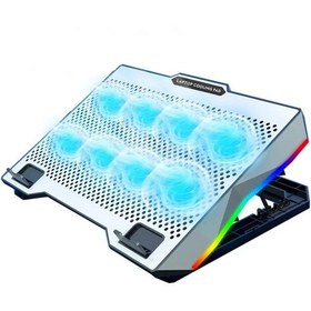 Resim 8 Fan Ayarlanabilir Notebook Laptop Soğutucu Telefon Tutucu Fc979 