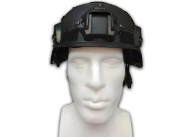 Resim Kordak Siyah Koruyucu Başlık Miğfer Askeri Airsoft Paintball Kask 