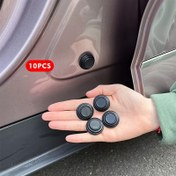 Resim 10 Adet Premium Silikon Araba Kapı Ses Yalıtım Pedleri - En İyi Şok Emici, Gürültü Azaltıcı ve Titreşim Sönümleyici Çözüm Daha Sessiz Bir Yolculuk İçin 