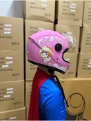 Resim OKYANUSMOTO MOTOSİKLET ÇOCUK KASKI PEMBE 