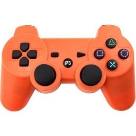 Resim Ps3 Dualshock 3 Kablosuz Oyun Kolu Renk Seçenekli - Turuncu 