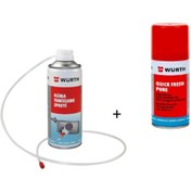 Resim Würth Klima Temizleme Spreyi 300ml +quick Fresh Koku Bombası 100ml 