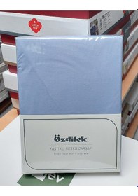 Resim Özdilek Colourist Battal Çift Kişilik Çarşaf Seti 180x200 Okyanus Mavi 