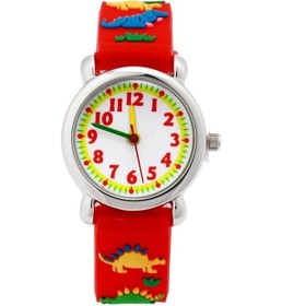 Resim Agoodshop Erkek Kız Çocuk Gençler Için Çocuk Analog Saat, 5-18 Yaş, Öğrenme Süresi Ve Okunması Kolay, Y Beyaz 