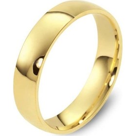 Resim Alyans 14 Ayar Altın Köşeli Geniş 5.87 Gram 