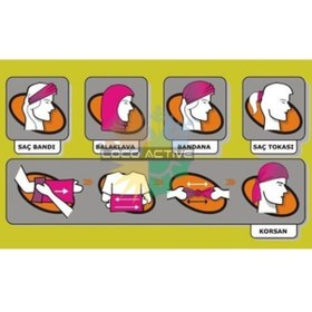 Resim Metal Giyim Loco Active Çok Amaçlı Bandana Pink Floyd 2 