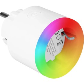 Resim S-Link Sl-03 16A Akım Korumalı Akıllı Priz Rgb Işıklı 2.4 G Wıfı&bt Tuya Destekli 