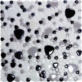 Resim MozaiKristaL Mutfak, Banyo, Havuz, Sauna, Spa ve Yaşam Alanlarının Tüm Yüzeyleri Için Damla Cam Mozaik. File Ölçüsü: 31.5X31.5 Cm. ( 1 Koli = 1 m2 Fiyatıdır ) 