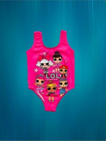 Resim Lolliboomkids Kız Çocuk Pembe Renk Lol Baskılı Mayo Açık Pembe 