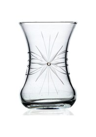 Resim Decocia S03 Çay Bardağı Mira Desenli 135 CC 6 Adet Şeffaf 