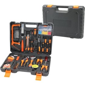 Resim Vanch 38PCS TEKNİK EL ALETLERİ USTA TAKIM SETT.VİDA-PENSE-DJT.K.KALEM-ALYAN-ÇEKİÇ-BİTS UÇ-FENER-METRE-M.BIÇAK (5264) 