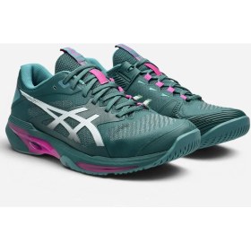 Resim Asics Solution Speed Ff 4 Erkek Yeşil Tenis Ayakkabısı 1041A532-300 