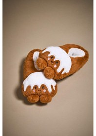 Resim Defacto Kadın Düz Taban Panduf F1543ax25wnbn85 Kahve-bn85 