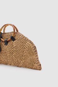 Resim OGGO WİCKER Bamboo CURVE - CAMEL 