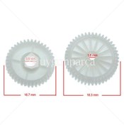 Resim KGPart Braun Epilasyon Makinesi İkili Dişli Seti 