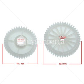 Resim KGPart Braun Epilasyon Makinesi İkili Dişli Seti 