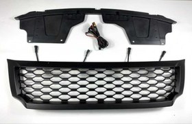 Resim Nissan Navara NP300 (2015-2020) Arası Uyumlu Ledli Petek Panjur - Siyah 