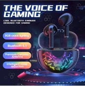 Resim Prestigegoods Onikuma T35 Crack Rgb Kulak İçi Kulaklık - Kablosuz Bluetooth 5.1, Gürültü İptali, Oyun Ve Spor İçin 