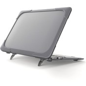 Resim Cbtx Macbook Air 13'' Laptop Standlı Bilgisayar Koruyucu Kılıf Gri 