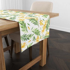 Resim Evmila Mimoza Desenli Runner Modeli - 40x140 cm 