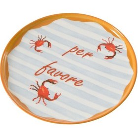 Resim Mudo Home Costa Pasta Tabağı 21 Cm Çok Renkli 