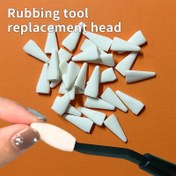 Resim 40 adet sanat çizimi silme bıçağı değiştirme başlığı kapağı seti, yıkanabilir sünger fırça, ressam boyama ovma detaylı silgi kalemi çizim aracı, çizim ovma kalem başlığı, ekli sünger karışık kalem başlık kapak 