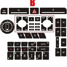 Resim A4 B6 B7 Radyo Clima Esp Far Ayar Düğmesi Onarım Yıpranmış Topuz Anahtarı B 