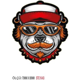 Resim PROMOT Motorsiklet Bisiklet Otomobil Kask Laptop Grenaj Marka Sticker 2 Adet 0063 