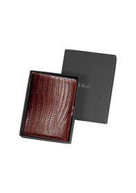 Resim Pearl Japan Cosmos Deri Uzun Sigara Tabakası Lizard Kahve 9lu 