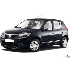 Resim S-Dizayn Dacia Sandero Kapı Koruma Çıtası Krom 2008-2013 