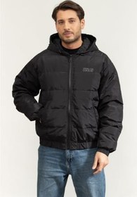 Resim VERSACE JEANS COUTURE NY 50D Erkek Şişme Mont Siyah, 79GAUD17CQ22D 