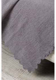 Resim Antrasit Battal Boy Kollarınıda Kapatan Çift Taraflı Çekyat Koltuk Örtüsü Şalı 