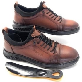 Resim Deritarz Birkan Hakiki Deri Ortopedik Kışlık Erkek Ayakkabı-Taba 