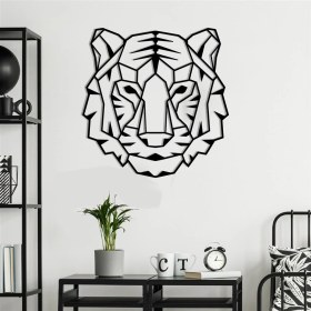 Resim Baupor Kaplan Duvar Panosu Metal Stiker 