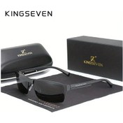 Resim Dream011 Kıngseven Polarize Kare Sürüş Gözlüğü Siyah Gri Paslanmaz Çelik Çerçeve Pc Cam Tam Çerçeveli Erkek Kadın Günlük Kullanım Hediye Altın 