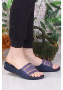 Resim Ceyo 9942-8 Lacivert Rahat Ortapedik Kadın Terlik Lacivert 